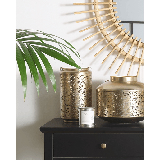 Lanterna CORFU Metal 25 cm Dourado