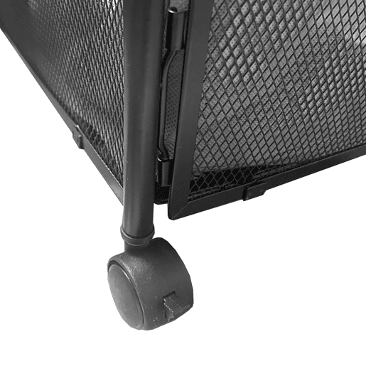 Organizador metálico com rodas para debaixo da cama u2013 Dobrável para roupas e sapatos u2013 Nyana Home