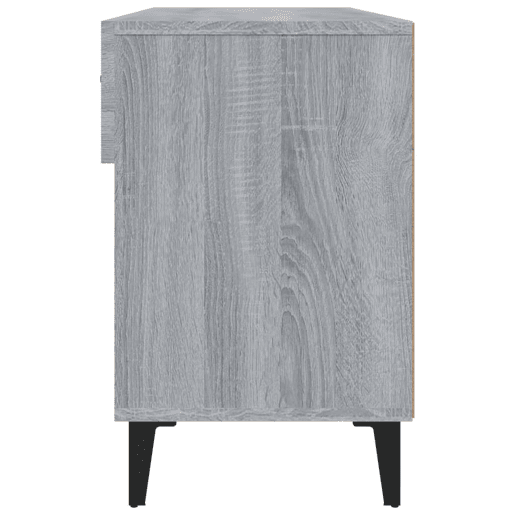 vidaXL Sapateira 102x35x55 cm derivados de madeira sonoma cinza
