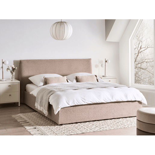 Beliani Cama baú Bouclé LAVAUR Beliani Cama baú Bouclé LAVAUR