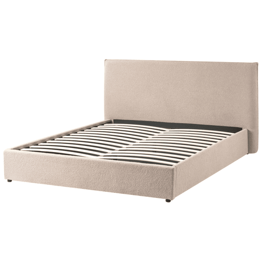 Beliani Cama baú Bouclé LAVAUR Beliani Cama baú Bouclé LAVAUR