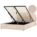 Beliani Cama con almacenaje Bouclé QUILLIEN 152x217 Beliani Cama con almacenaje Bouclé QUILLIEN 152x217 Beige