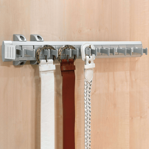 Organizador de armário com suporte de cinto auto-removível 45x8x9 cm Organizador de armário com suporte de cinto auto-removível 45x8x9 cm