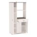 Asfeld Buffet Cocina con 2 Armarios y 1 Cajón Asfeld Buffet Cocina con 2 Armarios y 1 Cajón Blanco/ Gris