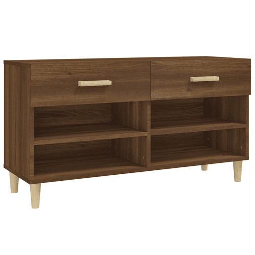 vidaXL Sapateira 102x35x55 cm derivados de madeira carvalho castanho vidaXL Sapateira 102x35x55 cm derivados de madeira carvalho castanho