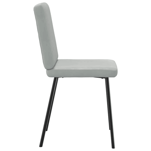 vidaXL Cadeiras de jantar 4 pcs veludo cinzento-claro vidaXL Cadeiras de jantar 4 pcs veludo cinzento-claro
