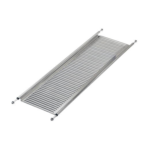 Escorredor de pratos de cozinha em aço inoxidável na cor cinza para armários de 80 cm de altura com medidas 77x4x24 cm