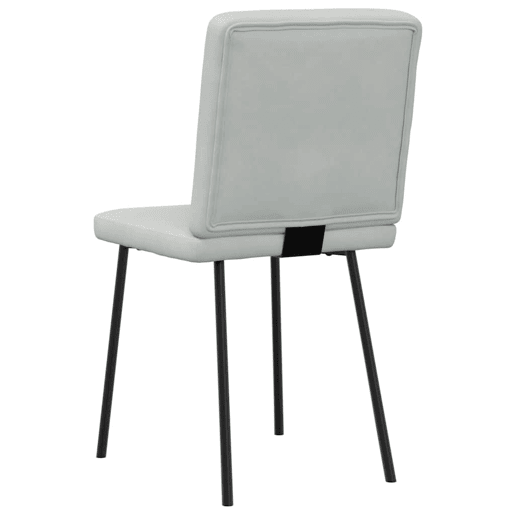 vidaXL Cadeiras de jantar 6 pcs veludo cinzento-claro vidaXL Cadeiras de jantar 6 pcs veludo cinzento-claro