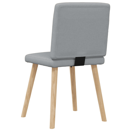 vidaXL Cadeiras de jantar 6 pcs tecido cinzento-claro