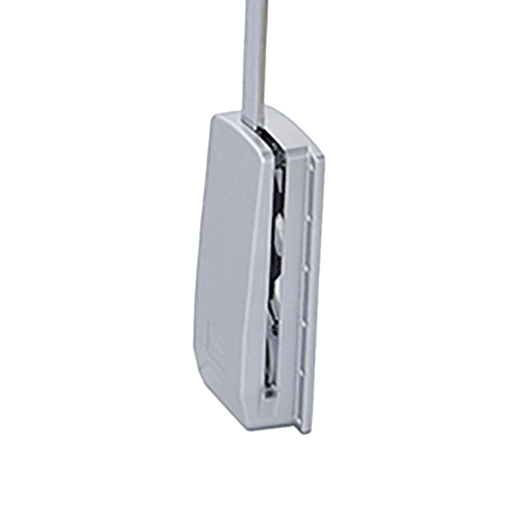 Cabide dobrável para guarda-roupa Hang em cromo com extensão de 83 a 115 cm e dimensões totais de 115x84x83 cm