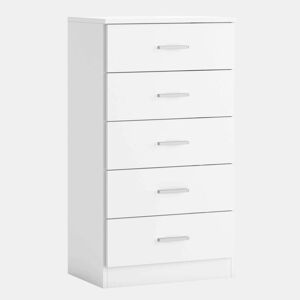 Pacote de móveis para quarto de casal em branco fosco Quarto moderno