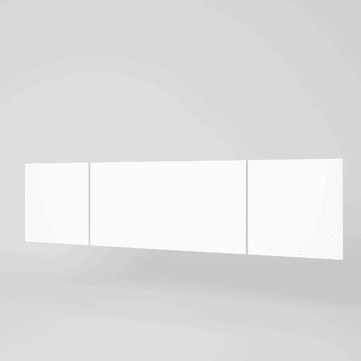 Pacote de móveis para quarto de casal em branco fosco Quarto moderno