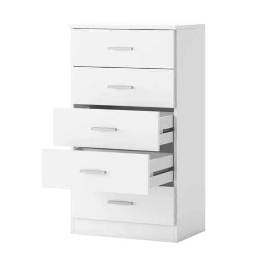 Pacote de móveis para quarto de casal em branco fosco Quarto moderno