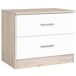 Conjunto dormitorio Couple habitación moderna Conjunto dormitorio Couple habitación moderna Blanco/ Madera