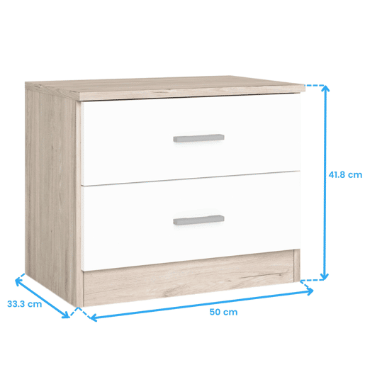 Conjunto de quarto de casal em branco fosco e sahara