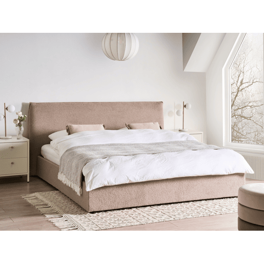 Beliani Cama baú Bouclé LAVAUR Beliani Cama baú Bouclé LAVAUR