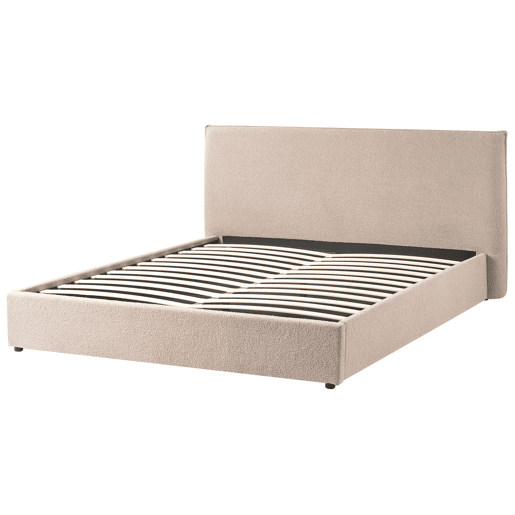 Beliani Cama baú Bouclé LAVAUR Beliani Cama baú Bouclé LAVAUR