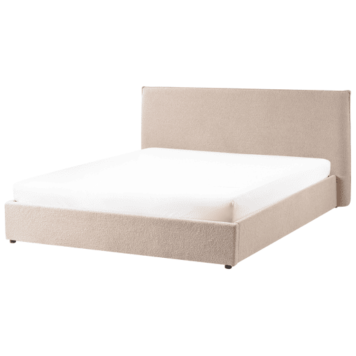 Beliani Cama baú Bouclé LAVAUR Beliani Cama baú Bouclé LAVAUR