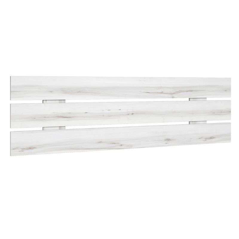 Pack de muebles de dormitorio en color blanco albo formado por cabecero, 2 mesitas de noche, cama + (sinfonier o cómoda)