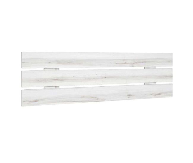 Pack de muebles de dormitorio en color blanco albo formado por cabecero, 2 mesitas de noche, cama + (sinfonier o cómoda)