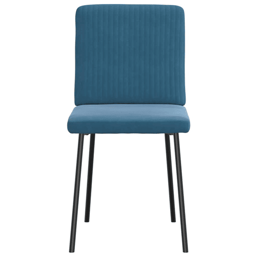 vidaXL Cadeiras de jantar 2 pcs veludo azul vidaXL Cadeiras de jantar 2 pcs veludo azul