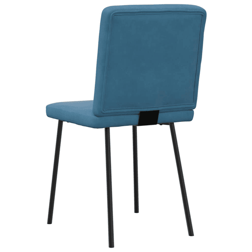 vidaXL Cadeiras de jantar 2 pcs veludo azul vidaXL Cadeiras de jantar 2 pcs veludo azul