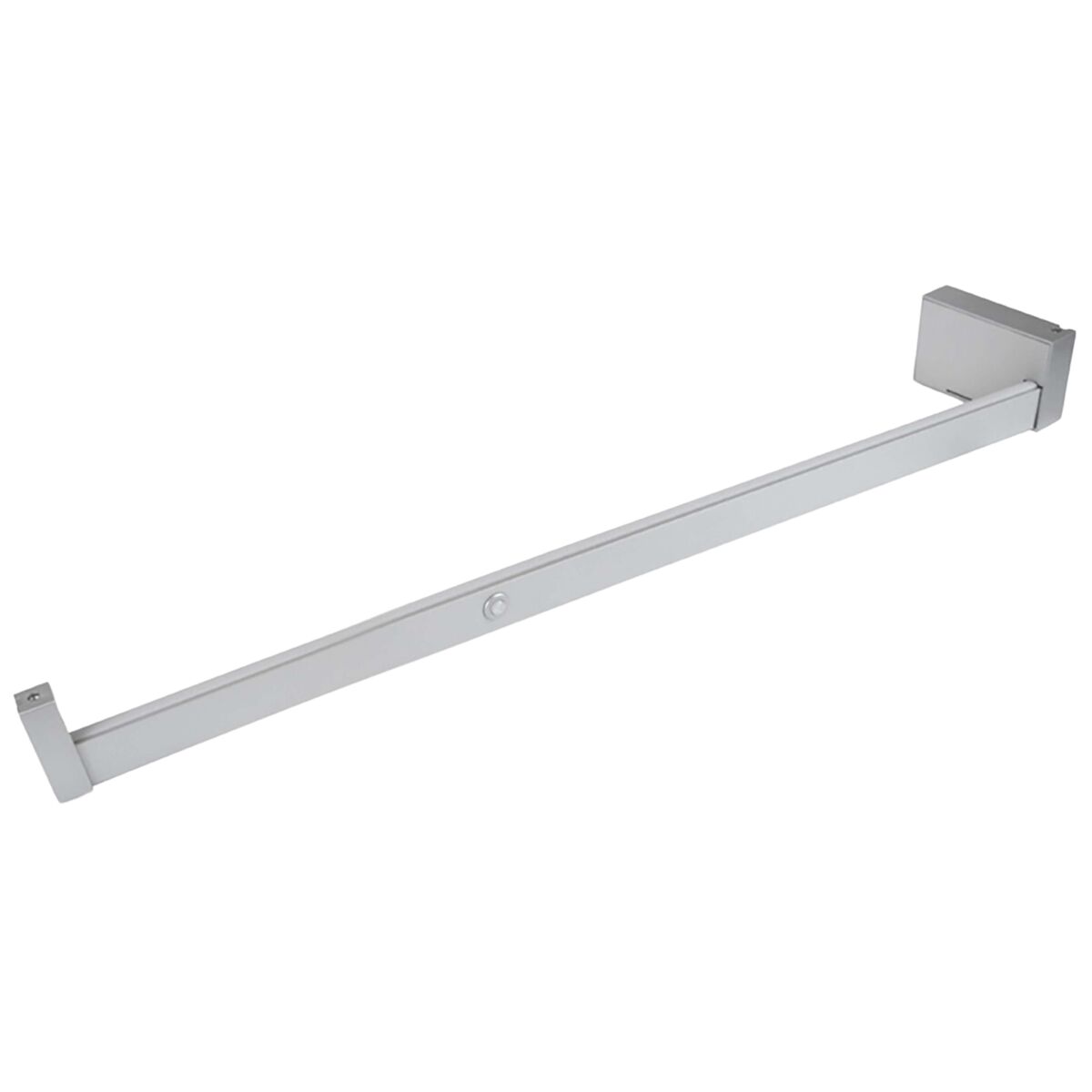 Barra colgador castor para armario en color gris con luz led y sensor de movimiento 85.8 cm metal-plástico ajustable