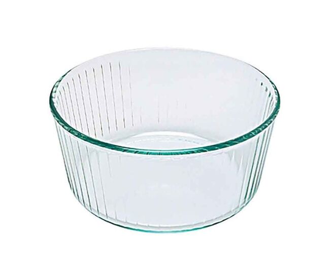 Molde de souffle para horno classic pyrex redondo vidrio ø21x10 cm