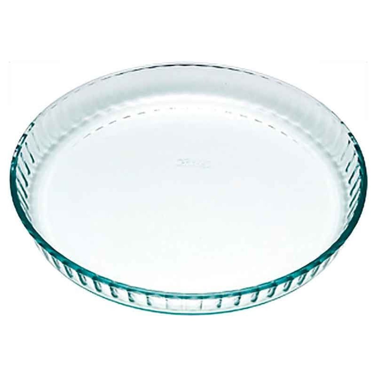 Molde plano de tarta para horno Classic Pyrex redondo vidrio