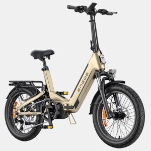 Bicicleta Elétrica ENGWE L20 3.0 PRO - Motor 250W Bateria 48V15AH Pneus De 20 Polegadas Travões A Disco Hidráulicos Certificação TUV - Ouro
