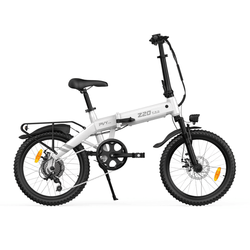 Bicicleta Elétrica PVY Z20 PRO EVO u2013 Motor 250W Bateria 36V14.5AH Pneus De 20 Polegadas Travões De Disco Mecânicos - Branco Bicicleta Elétrica PVY Z20 PRO EVO u2013 Motor 250W Bateria 36V14.5AH Pneus De 20 Polegadas Travões De Disco Mecânicos - Branco