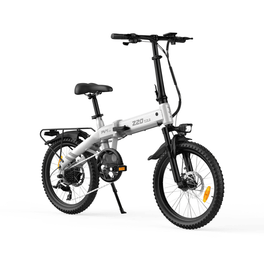 Bicicleta Elétrica PVY Z20 PRO EVO u2013 Motor 250W Bateria 36V14.5AH Pneus De 20 Polegadas Travões De Disco Mecânicos - Branco Bicicleta Elétrica PVY Z20 PRO EVO u2013 Motor 250W Bateria 36V14.5AH Pneus De 20 Polegadas Travões De Disco Mecânicos - Branco