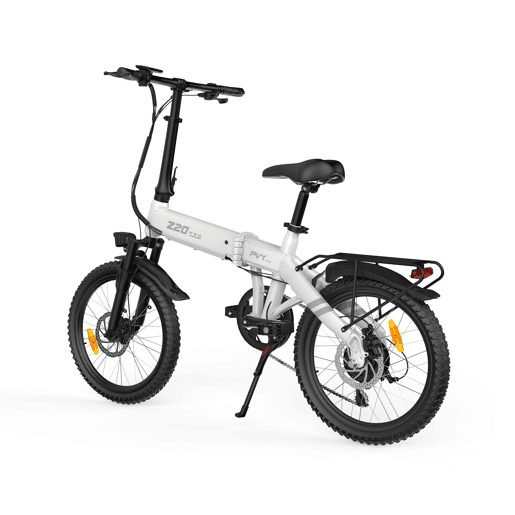 Bicicleta Elétrica PVY Z20 PRO EVO u2013 Motor 250W Bateria 36V14.5AH Pneus De 20 Polegadas Travões De Disco Mecânicos - Branco Bicicleta Elétrica PVY Z20 PRO EVO u2013 Motor 250W Bateria 36V14.5AH Pneus De 20 Polegadas Travões De Disco Mecânicos - Branco