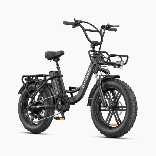 Bicicleta Elétrica ENGWE L20 Boost - Motor 250W Bateria 48V13AH Pneus De 20 Polegadas Travões De Disco Mecânicos - Preto