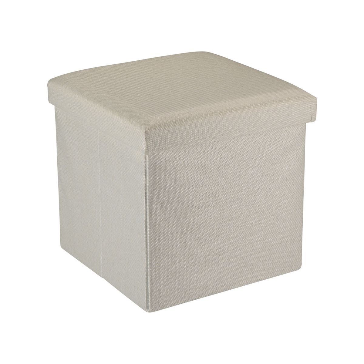 Puff de almacenaje con tapa