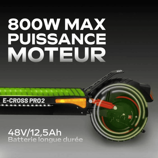 Trotineta Elétrica Urbanglide ECROSS PRO 2 Preto 25 kmh 800 W