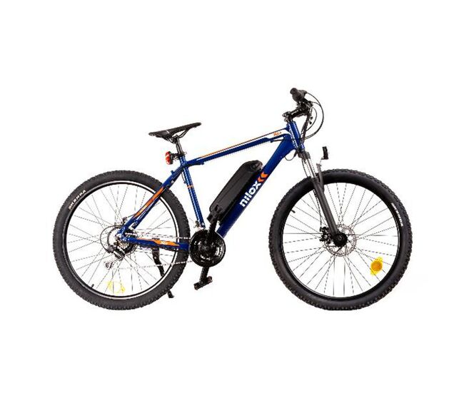 Bicicleta eléctrica nilox x6 plus 250 w 12800 mah 27,5" negro/azul