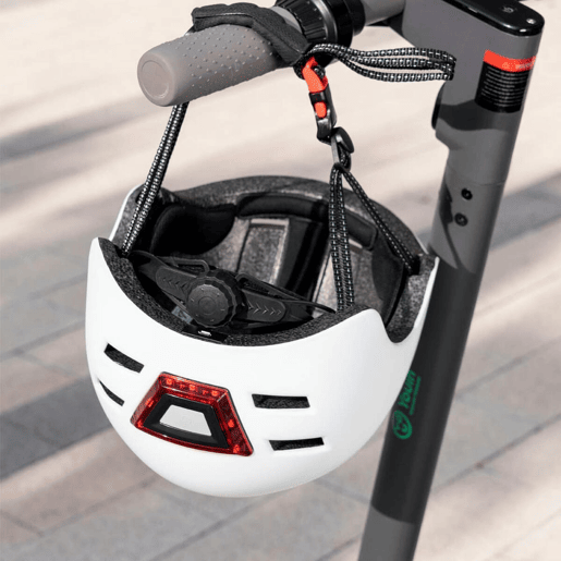Capacete para Trotinete Elétrica Youin LED Branco