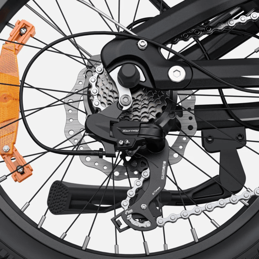 Bicicleta Elétrica ENGWE L20 3.0 BOOST - Motor 250W Bateria 48V13.5Ah Pneus De 20 Polegadas Travões A Disco Hidráulicos Certificação TUV - Ouro