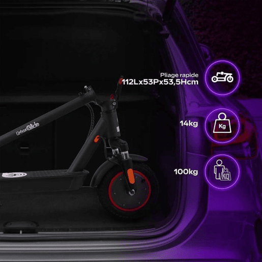 Trotineta Elétrica Urbanglide 100 MAX Preto 350 W 25 kmh