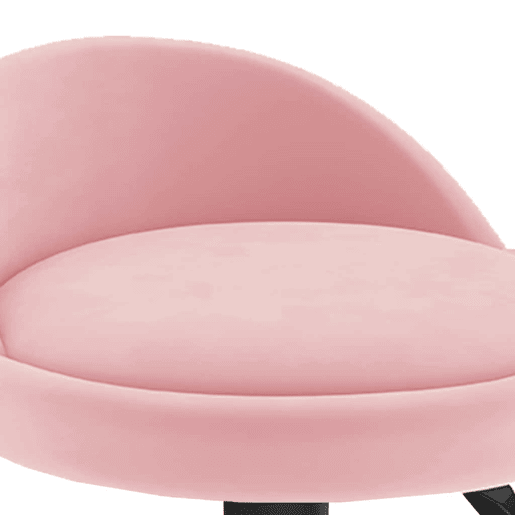 vidaXL Banco de bar veludo rosa vidaXL Banco de bar veludo rosa