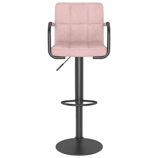 vidaXL Bancos de bar 2 pcs veludo rosa vidaXL Bancos de bar 2 pcs veludo rosa