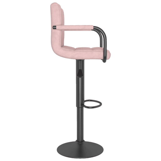 vidaXL Bancos de bar 2 pcs veludo rosa vidaXL Bancos de bar 2 pcs veludo rosa