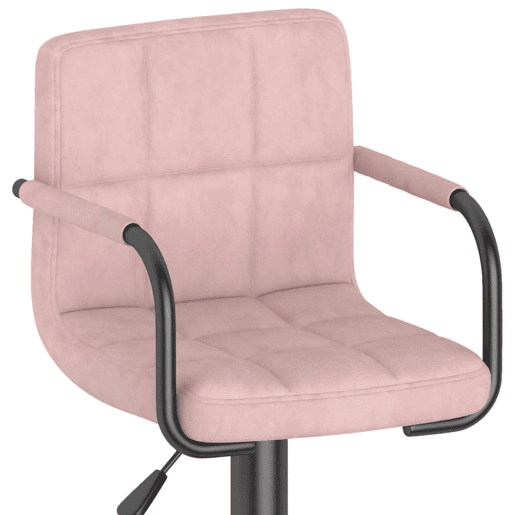vidaXL Bancos de bar 2 pcs veludo rosa vidaXL Bancos de bar 2 pcs veludo rosa
