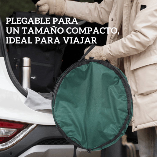 Outsunny Conjunto de 4 Sacos para Resíduos de Jardim 86L Sacos para Resíduos Resistentes com Pegas Tampa com Fecho e Desenho Pop-Up Dobráveis e Reutilizáveis Ø47x50 cm Verde