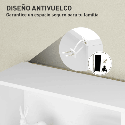 HOMCOM Estante de 4 Níveis Estante para Livros com 2 Prateleiras Ajustáveis para Sala de Estar Escritório Quarto 60x24x115,5 cm Branco