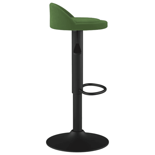 vidaXL Banco de bar veludo verde-escuro vidaXL Banco de bar veludo verde-escuro