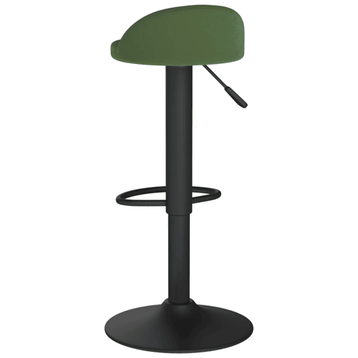 vidaXL Banco de bar veludo verde-escuro vidaXL Banco de bar veludo verde-escuro
