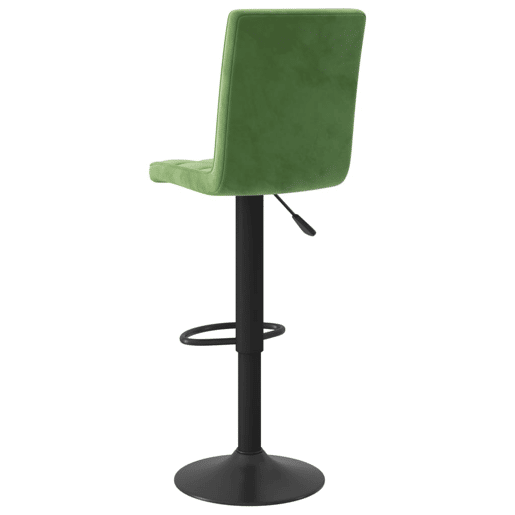 vidaXL Banco de bar veludo verde-escuro