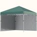Carpa Plegable Acero, Tela Oxford Outsunny Carpa Plegable Acero, Tela Oxford Outsunny Verde